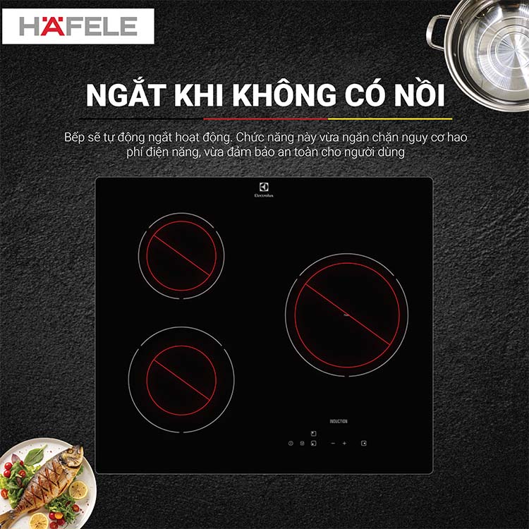 Bếp từ 3 vùng nấu Electrolux E6203IOK  QH246509 9